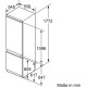 Встраиваемый холодильник Bosch KIS87AF30