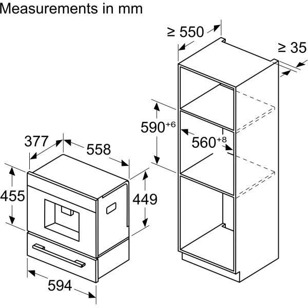 Встраиваемая кофеварка Bosch CTL7181W0