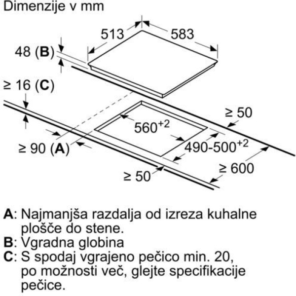 Електрична варильна поверхня Bosch PKE645B17E
