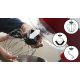 Кухонный комбайн Bosch OptiMUM Series 8 Red Silver MUM9A66R00