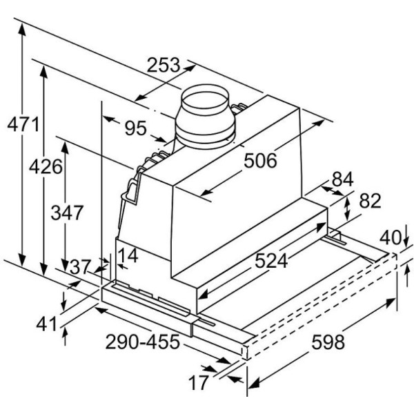 Вытяжка Bosch DFR067A52