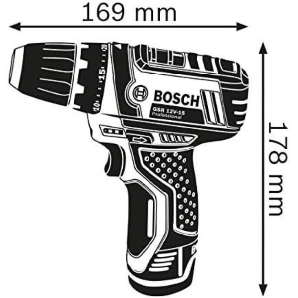 Шуруповерт Bosch GSR 12V-15 (060186810G)