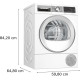 Сушильная машина Bosch WQG245DEPL