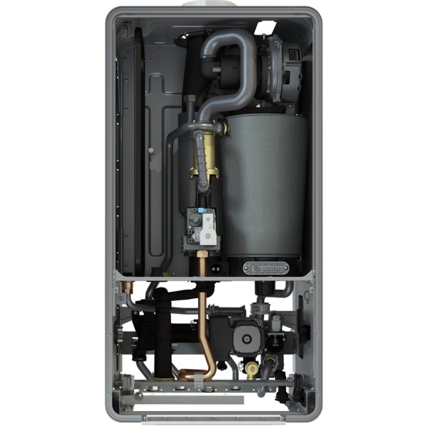 Газовый котел Bosch Condens 7000 W GC 7000 iW 42 PB конденсационный, одноконтурный, 42 кВт, черный