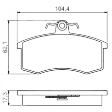 Гальмівні колодки Bosch 0986495214