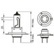 Галогенная автолампа Bosch H7 GigaLight +150 12V 55W (1987301137)
