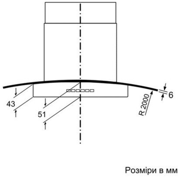 Вытяжка Bosch DWA097E51