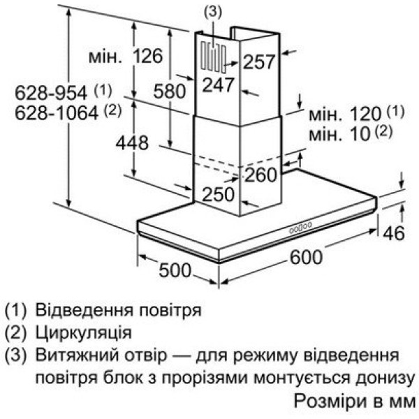 Витяжка Bosch DWB068U51