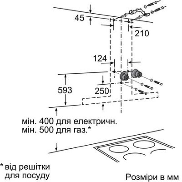 Вытяжка Bosch DWK098E21