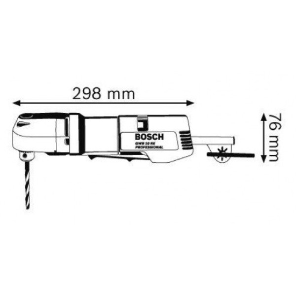 Дрель угловая Bosch GWB 10 RE