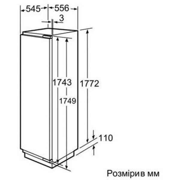 Встраиваемый холодильник Siemens KI42FP60