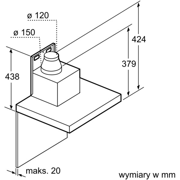 Вытяжка Bosch DWB67JP50