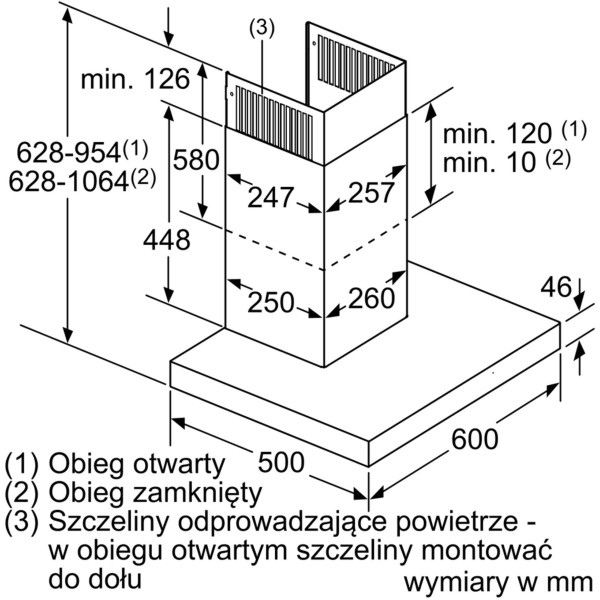 Вытяжка Bosch DWB67JP50