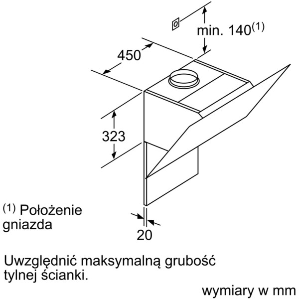 Вытяжка Bosch DWK67CM20