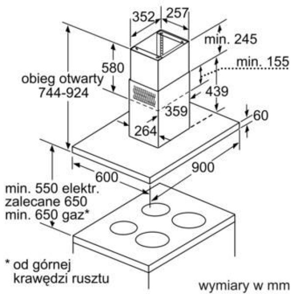 Вытяжка Siemens LF98BF542