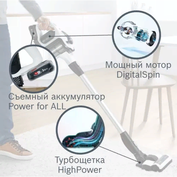 Пилосос Bosch BBS812PCK