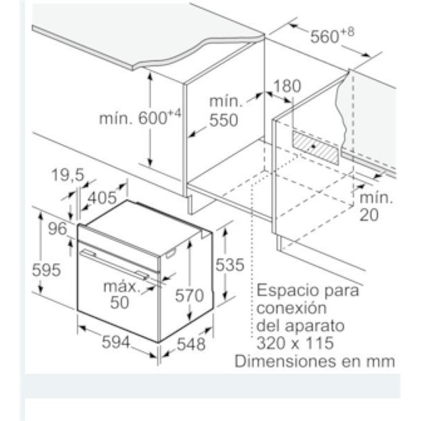 Духова шафа електрична Siemens HR538ABS1