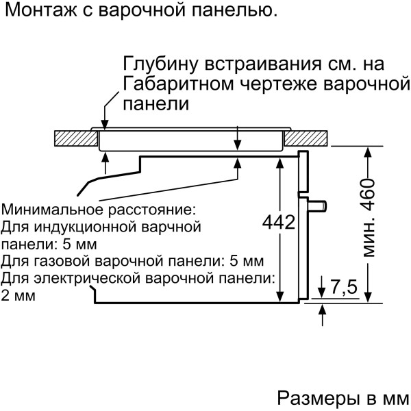 Вбудована пароварка Bosch CDG634AB0