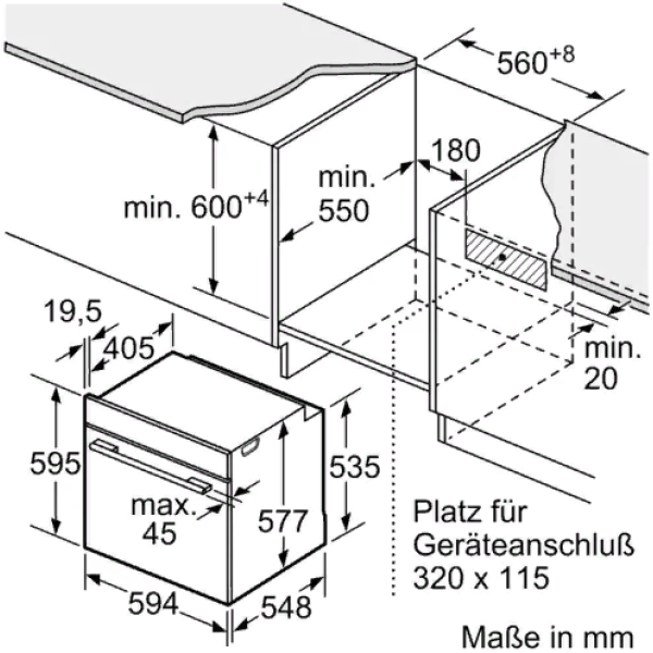 Духова шафа електрична Bosch HRG6769S6