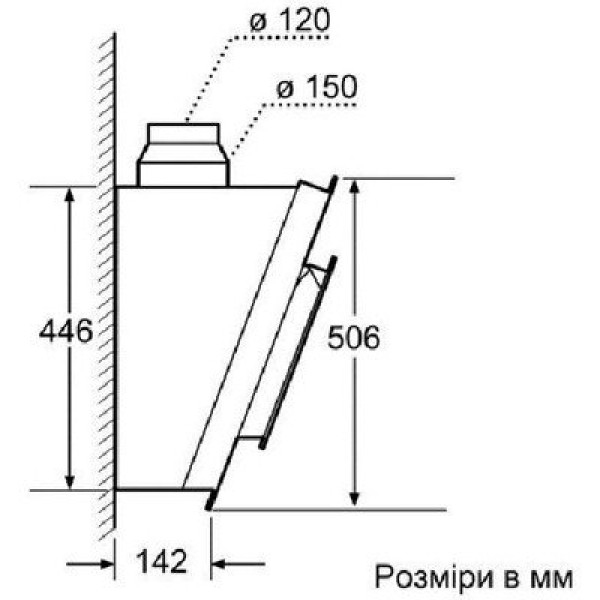 Вытяжка Bosch DWK09M720