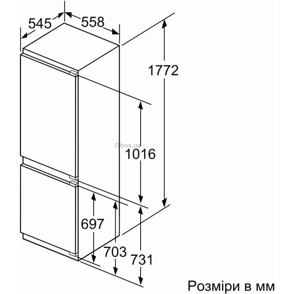 Встраиваемый холодильник Siemens KI86NAD306