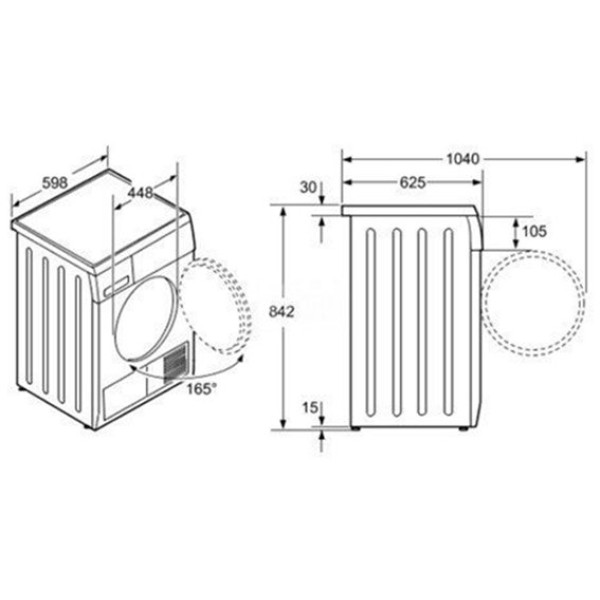 Сушильная машина Bosch WTE86103PL